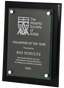 Plaque - Piano Finish and Glass
