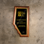 Solid Wood Plaque - Alberta-shaped Walnut