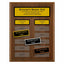 Annual Plaque - Multi-plate Traditional Walnut