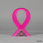 Acrylic - Breast Cancer Ribbon