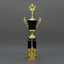 Trophy - Four Post Bright Gold and Black