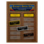 Annual Plaque - Multi-plate Traditional Walnut