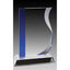 Glass - Blue Edge Crystal Wave