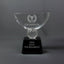 Optic Crystal - Crowned Golf Award