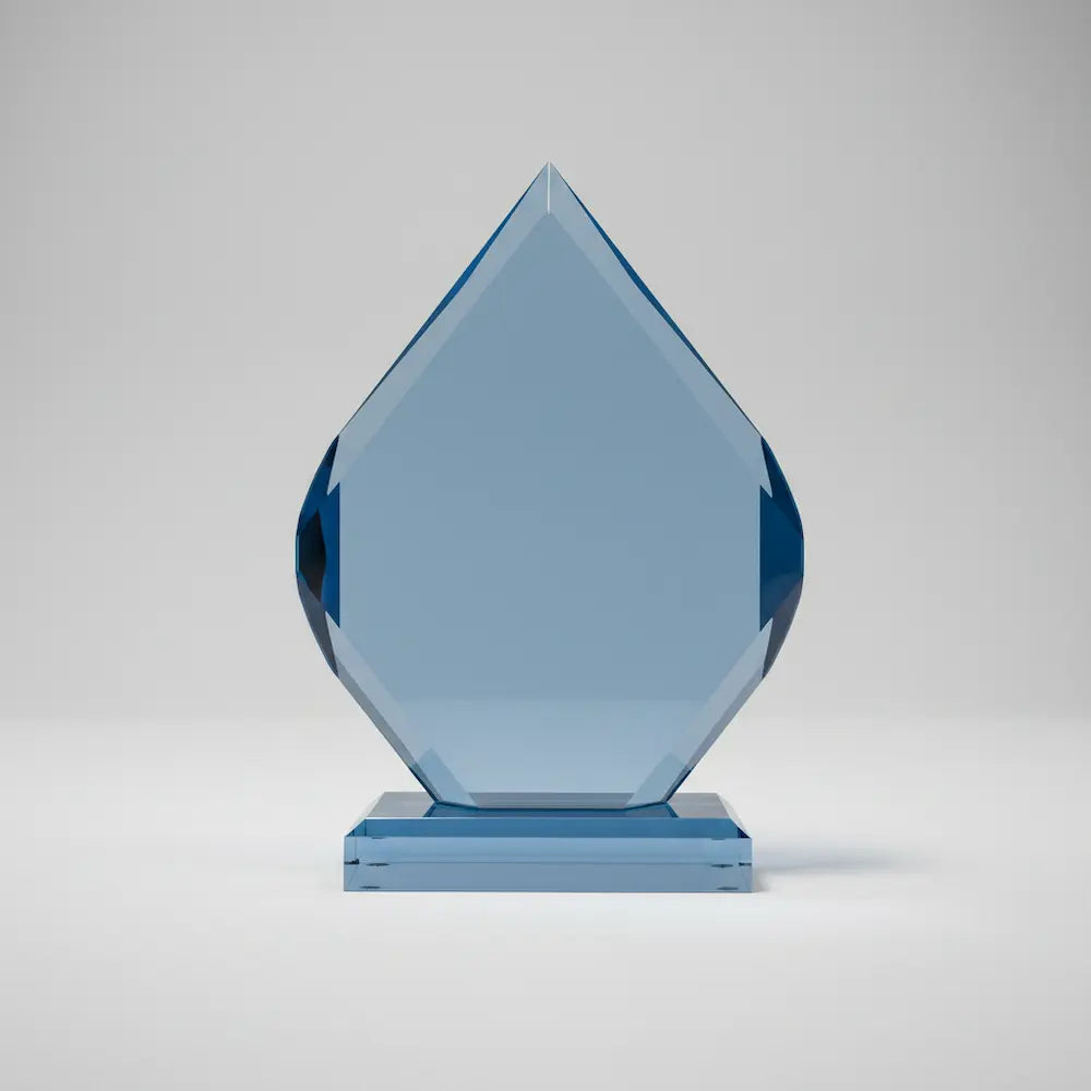 Acrylic - Faceted Blue Diamond Award Secondary image