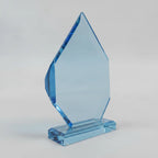 Acrylic - Faceted Blue Diamond Award