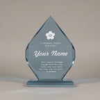 Acrylic - Faceted Blue Diamond Award