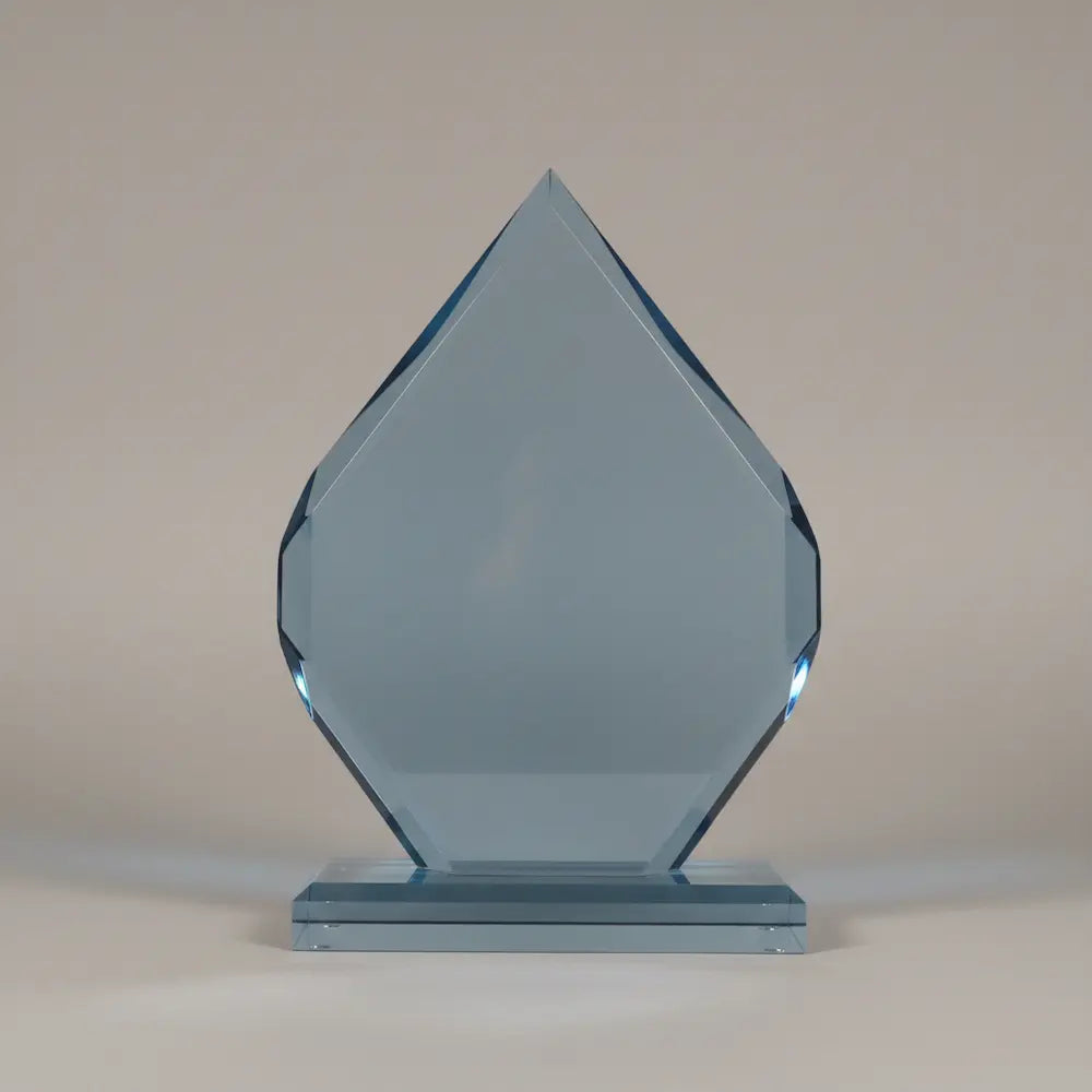 Acrylic - Faceted Blue Diamond Award