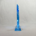 Acrylic - Faceted Blue Diamond Award