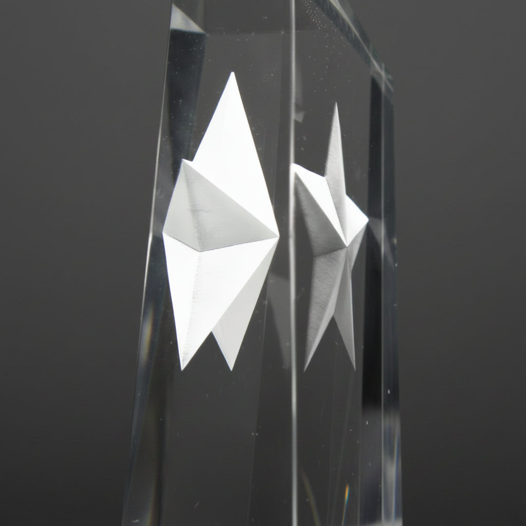 Acrylic - Clear Dorado Wedge