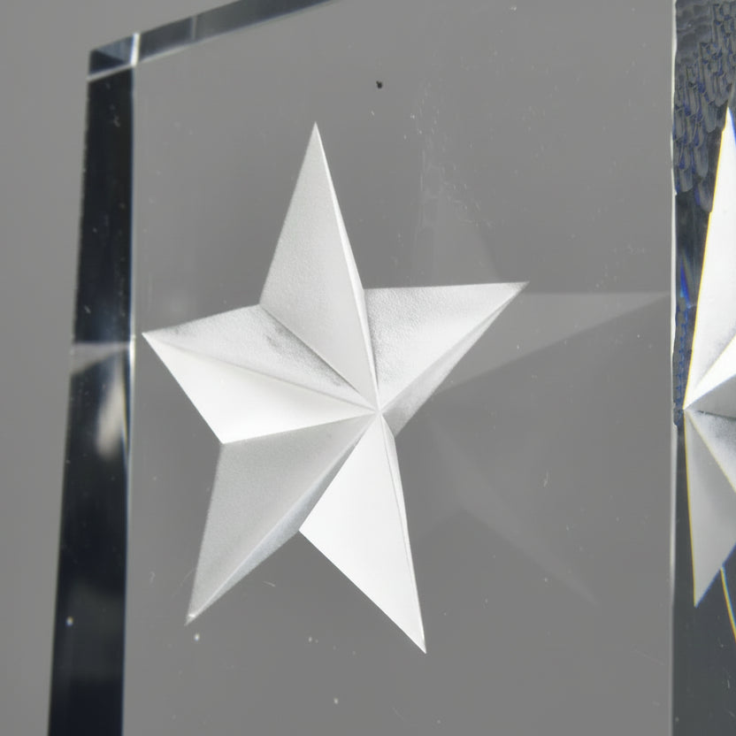Acrylic - Clear Dorado Wedge