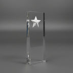 Acrylic - Clear Dorado Wedge