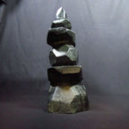 Heritage - Large Soapstone Inukshuk (Grey)
