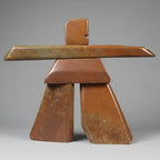 Heritage - Large Soapstone Inukshuk (Brown)