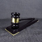 Ceremonial - Ebony Gavel and Holder Set