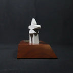 Heritage - Soapstone Inukshuk on Wooden Base