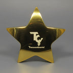 Brass Star Paperweight
