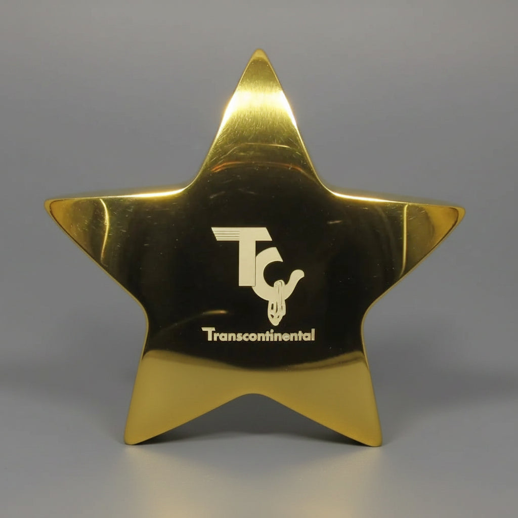 Brass Star Paperweight
