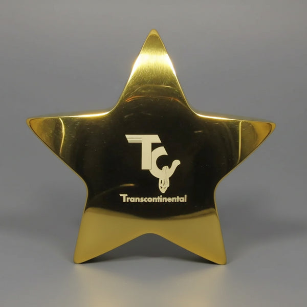Brass Star Paperweight