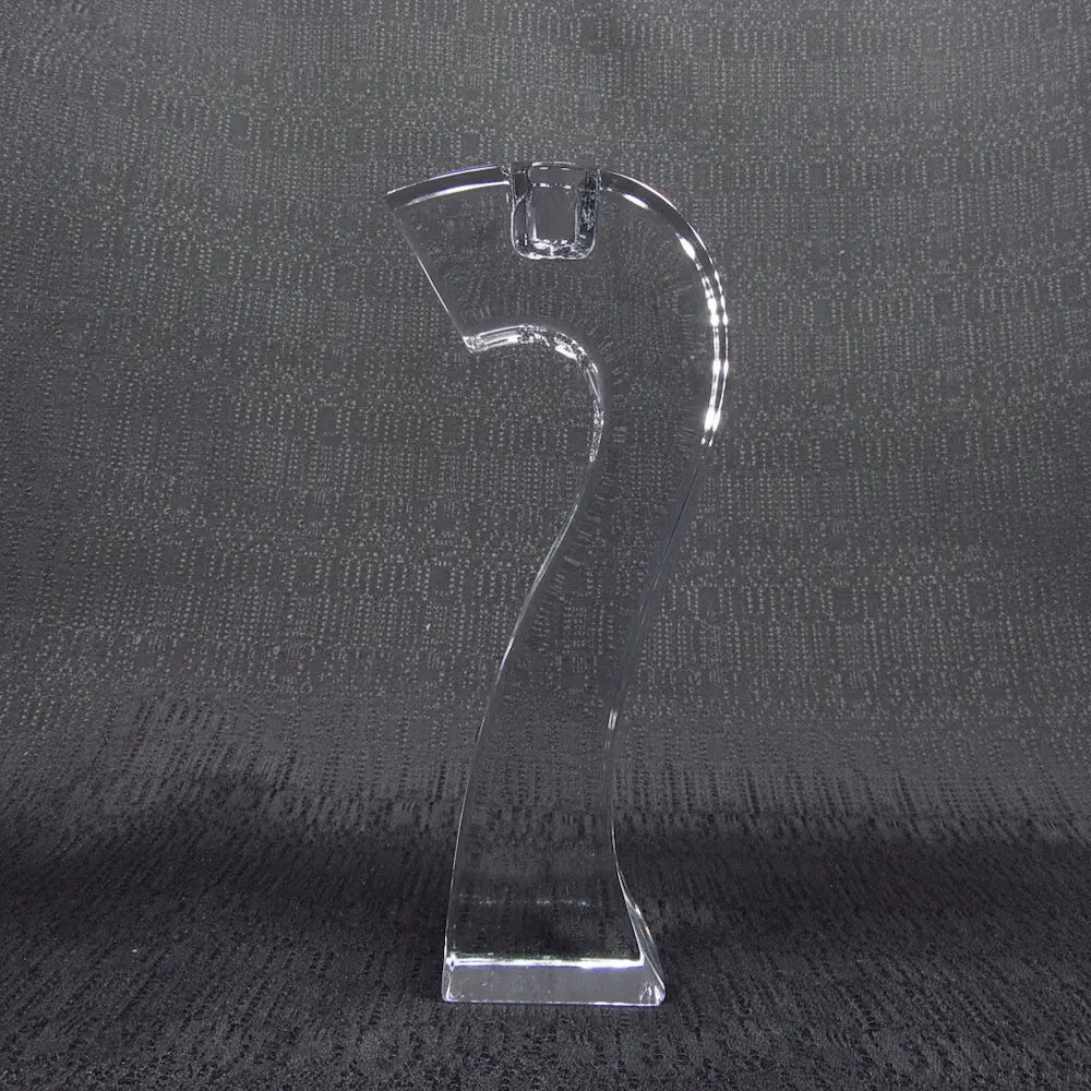 Glass - Question Mark Crystal Candle Holder Secondary image