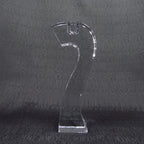 Glass - Question Mark Crystal Candle Holder