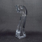 Glass - Question Mark Crystal Candle Holder