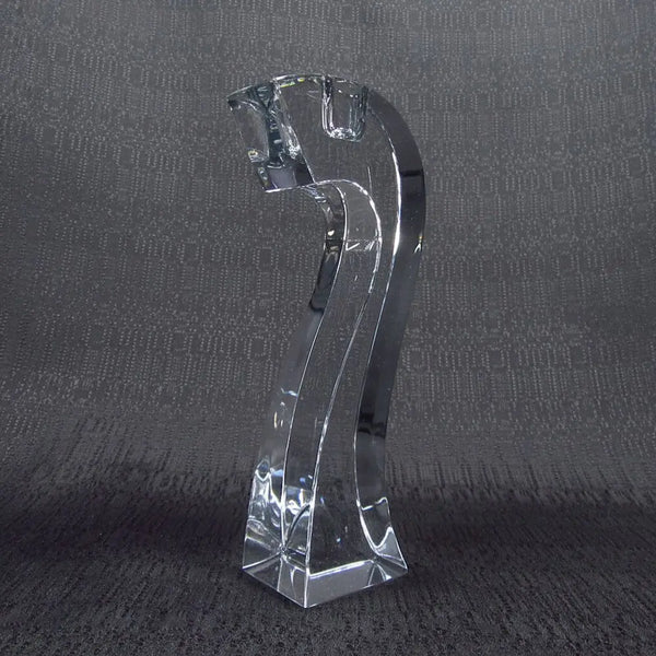 Glass - Question Mark Crystal Candle Holder