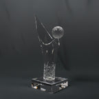 Optic Crystal - Golf Ball on Splash-shaped Glass
