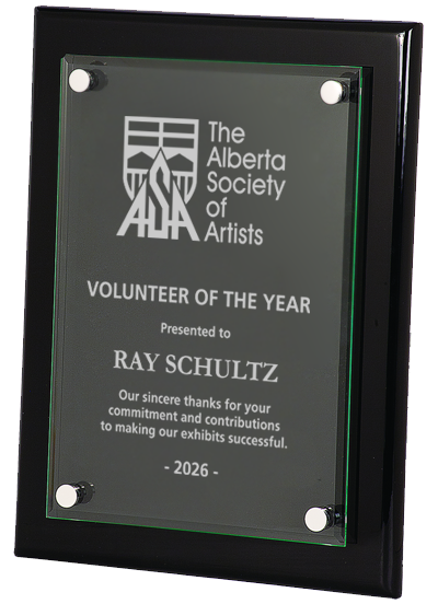 Plaque - Piano Finish and Glass
