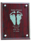 Plaque - Rosewood and Glass