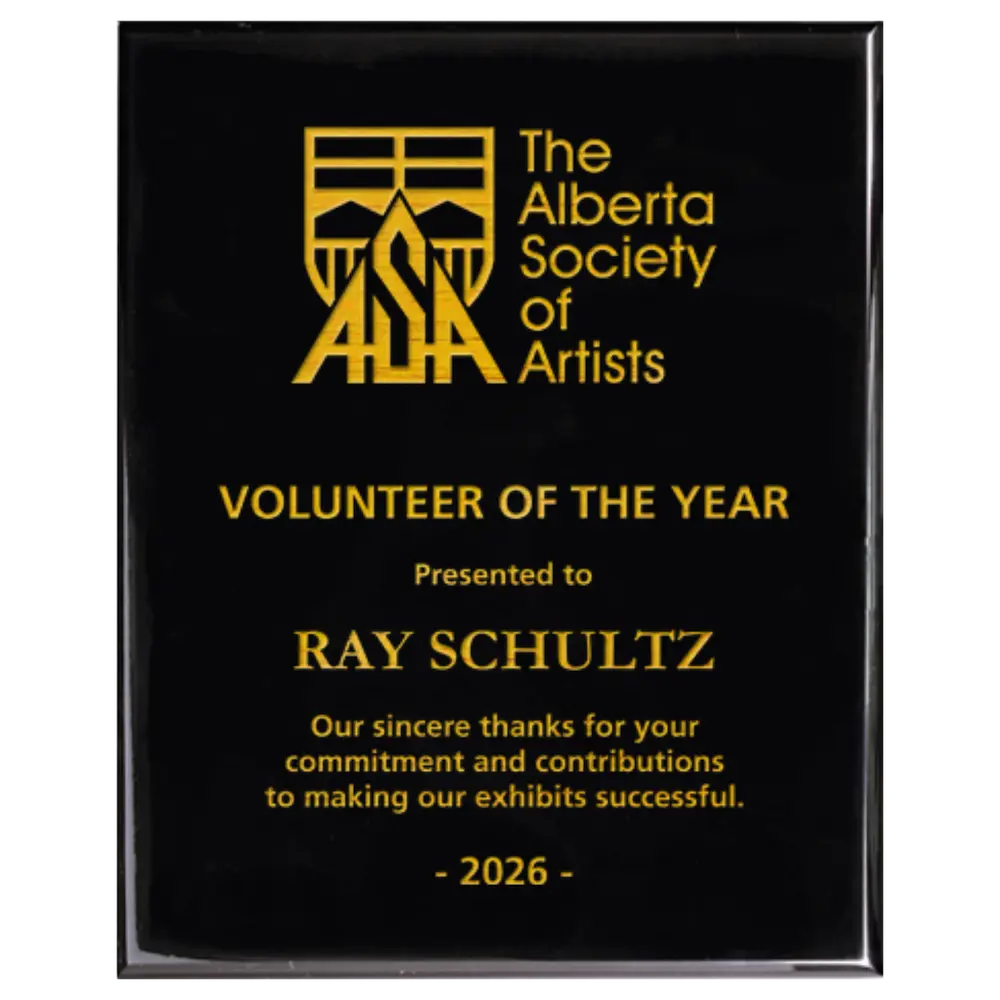 Plaque - Piano Finish