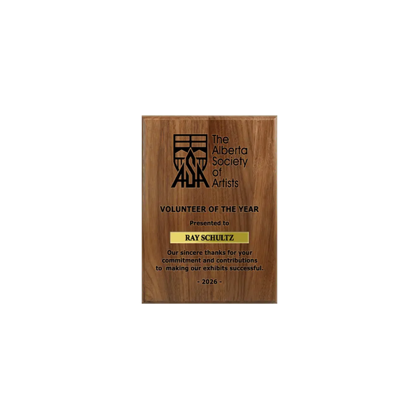 Solid Wood Plaque - Traditional Walnut