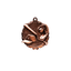A product photo of small sculptured Bronze Baseball medallion.