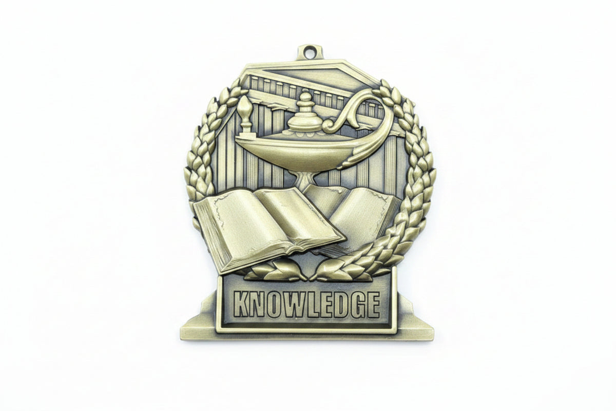 Medallion - Academic (Lamp of Knowledge)