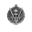 A product photo of big sculptured Silver Victory medallion.