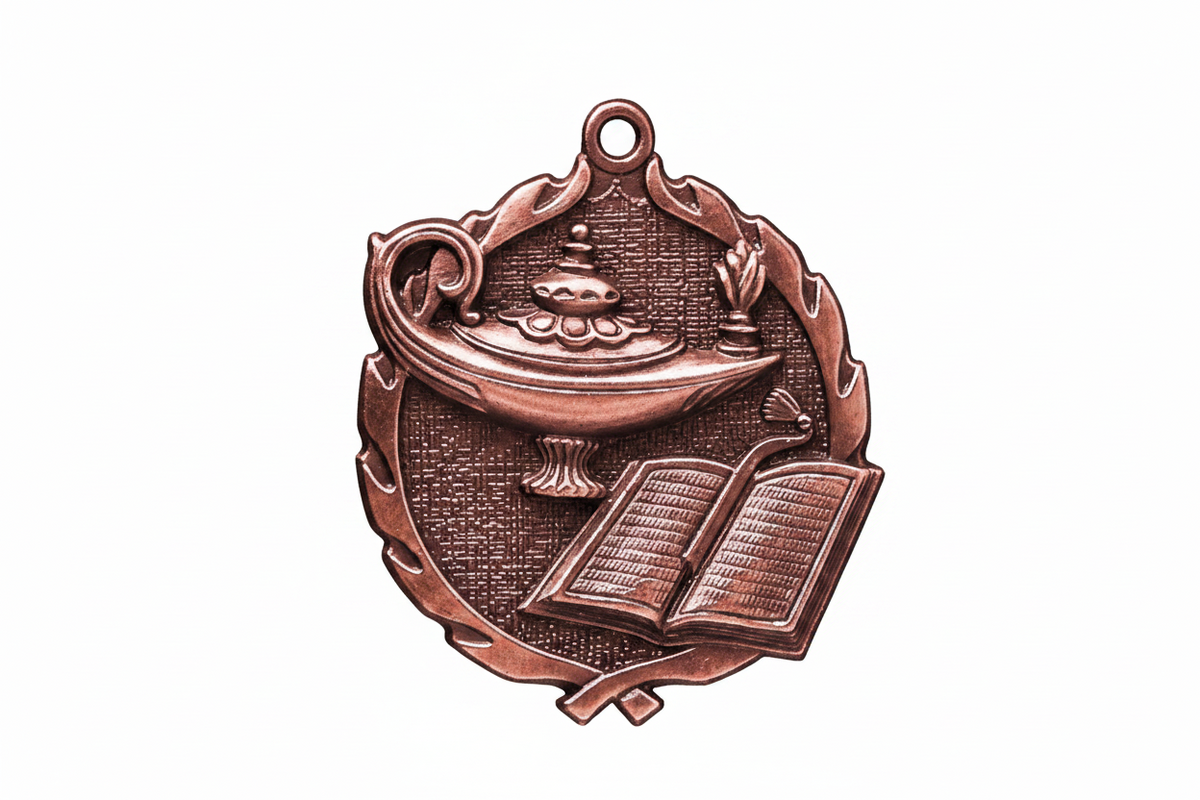 Medallion - Academic (Lamp of Knowledge)