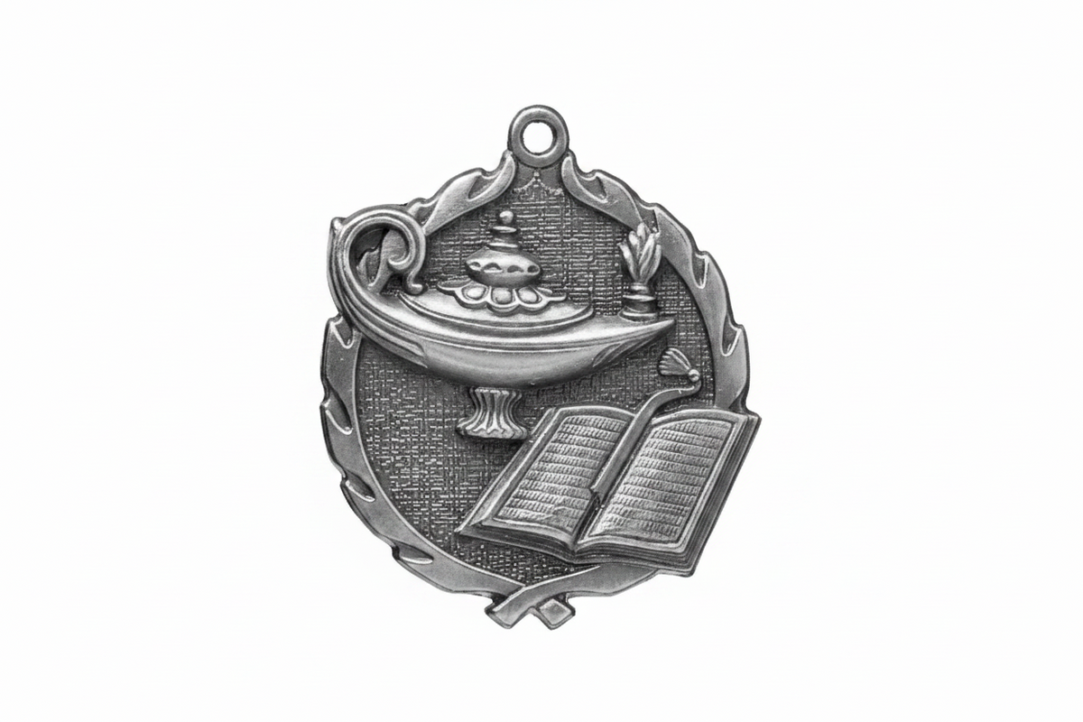 Medallion - Academic (Lamp of Knowledge)