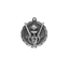 A product photo of small sculptured Silver Victory medallion.