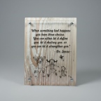 Heritage - Wood Plaque with Acrylic Plate