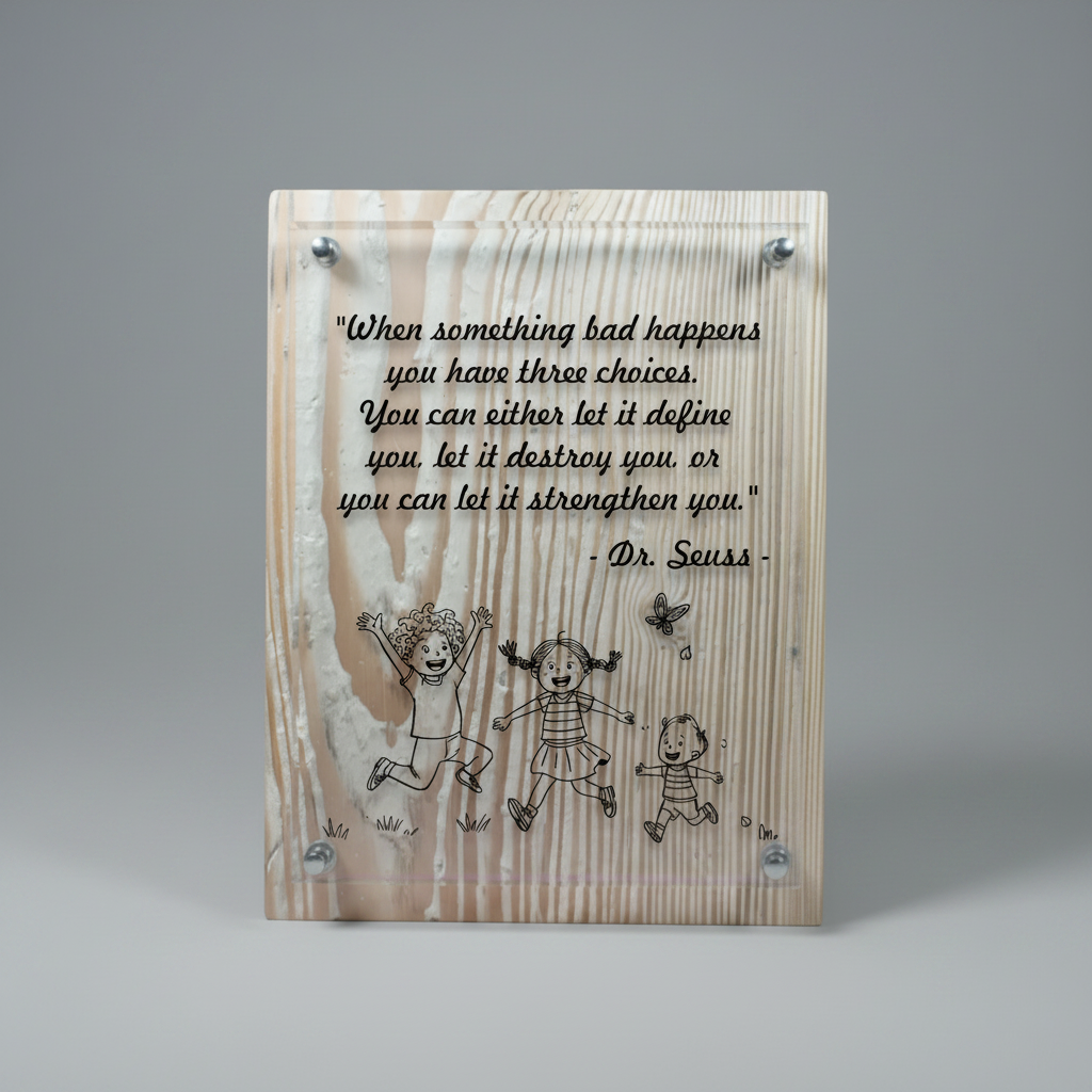Heritage - Wood Plaque with Acrylic Plate