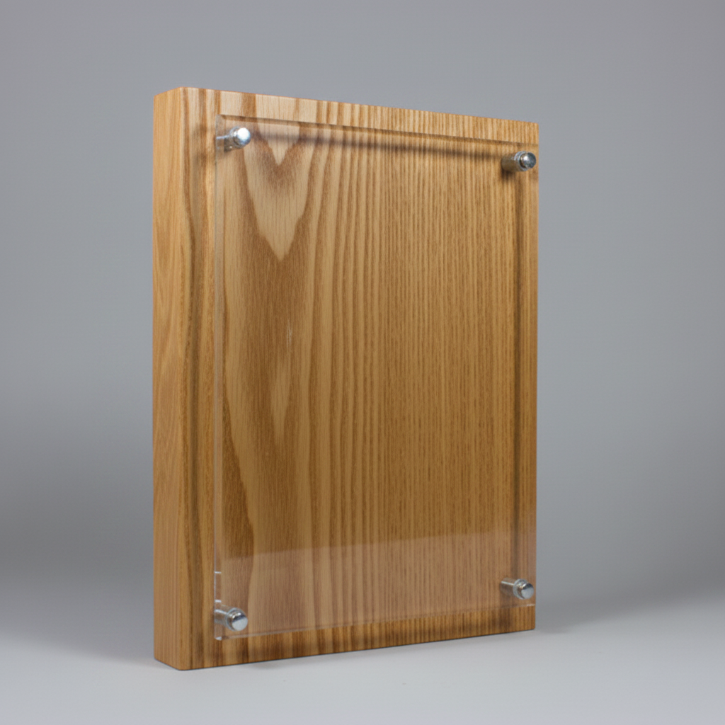 Heritage - Wood Plaque with Acrylic Plate