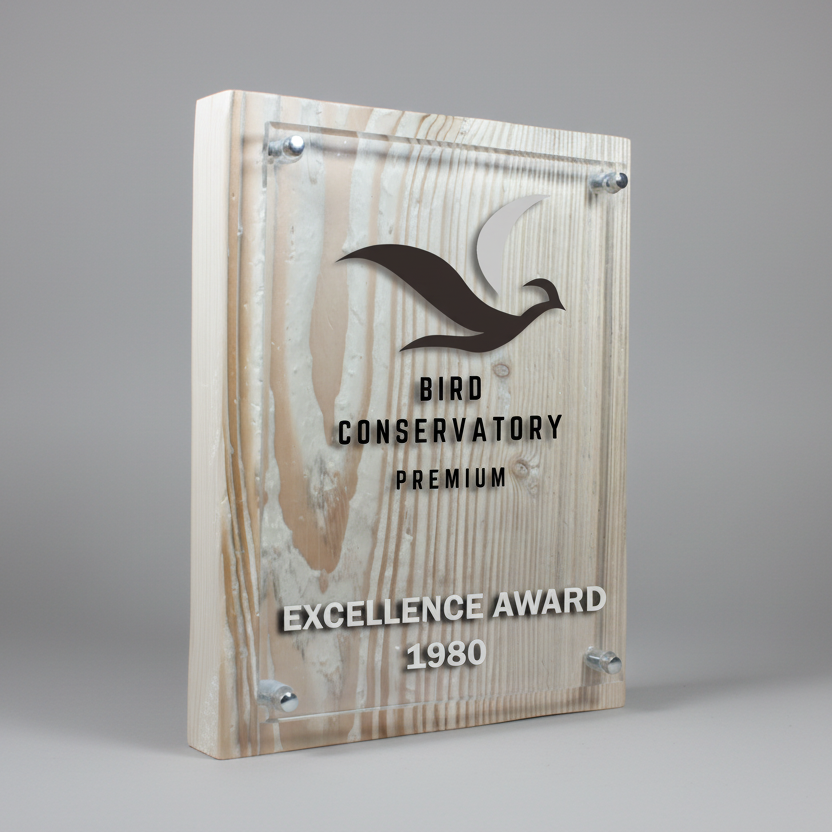 Heritage - Wood Plaque with Acrylic Plate