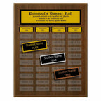 Annual Plaque - Multi-plate Traditional Walnut