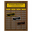 Annual Plaque - Multi-plate Traditional Walnut