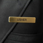 Name Badge - Engraved Heavy Brass