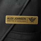 Name Badge - Engraved Heavy Brass