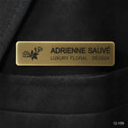 Name Badge - Engraved Heavy Brass