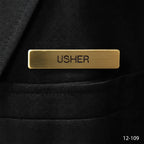 Name Badge - Engraved Heavy Brass