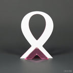 Acrylic - Breast Cancer Ribbon