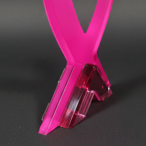Acrylic - Breast Cancer Ribbon